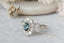 The Willow Ring in Natural Teal Green Montana Sapphire - Ready to Ship