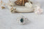 The Willow Ring in Natural Teal Green Montana Sapphire - Ready to Ship