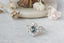 The Willow Ring in Natural Teal Green Montana Sapphire - Ready to Ship