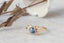 The Azura Ring in Natural Periwinkle Blue Sapphire - Ready to Ship