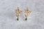 The Sage Sprig Earrings in Natural Emerald - Pair
