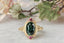 The Larkspur Ring in Natural Teal Green Sapphire - Ready to Ship