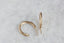 Every day solid yellow gold hoop earrings.