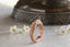 A rose gold medieval floral signet band inspired by Joan of Arc