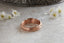 A rose gold medieval floral signet band inspired by Joan of Arc