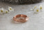 A rose gold medieval floral signet band inspired by Joan of Arc