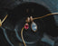 The Hag Stone Pendants in opalescent marquise cut sapphire and oval cut natural ruby in reclaimed 14 karat yellow gold. Create your own Hag Stone pendant. 