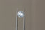 1.27 Carat Natural White Opalescent Round Sapphire