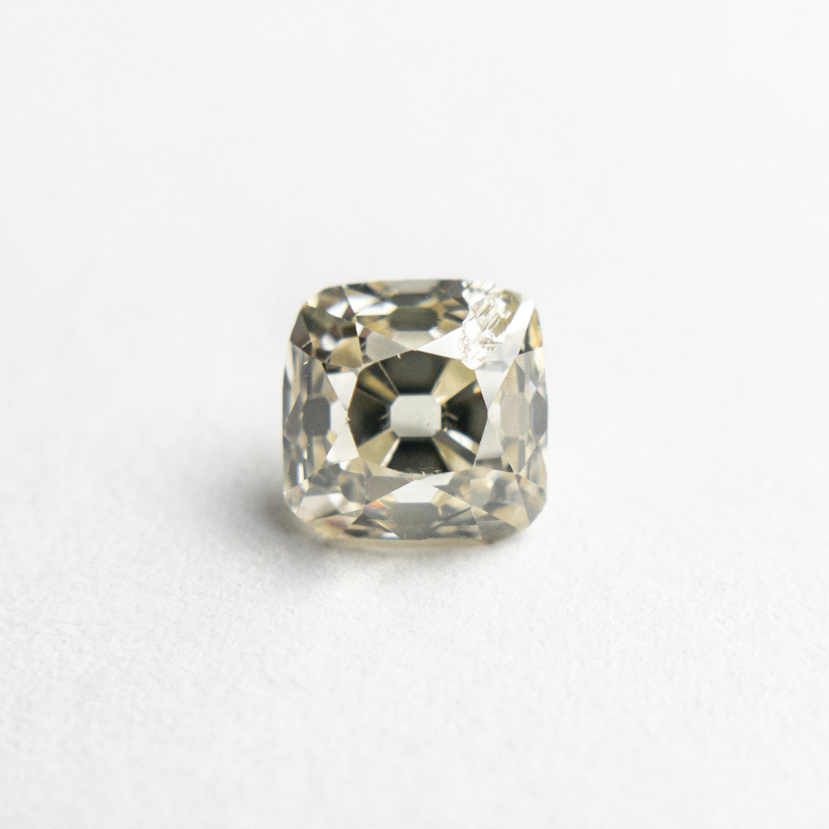 1.23ct 6.57x6.42x3.88mm SI2 U-V Antique Old Mine Cut 18468-01 - Misfit Diamonds