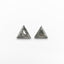 0.30cttw 4.32x3.78x1.74mm 4.09x3.55x1.67mm Triangle Rosecut Matching Pair 24463-01