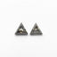 0.31cttw 2pc 4.10x3.61x1.83mm 4.05x3.551.75mm Triangle Rosecut Matching Pair 24466-01