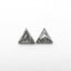 0.35cttw 2pc 4.07x3.55x2.04mm 4.10x3.55x1.80mm Triangle Rosecut Matching Pair 24486-01