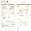 1.18ct 7.41x5.41x3.74mm GIA I2 Faint Grey Oval Brilliant 23894-01
