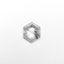 0.65ct 6.55x5.41x2.28mm Hexagon Rosecut 25457-22