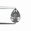 1.77ct 9.06x6.18x4.23mm GIA I1 Fancy Grey Pear Brilliant 25493-01