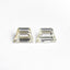 0.59cttw 2pc 5.22x3.48x1.97mm 5.30x3.46x1.81mm VVS2/VS1 M-N Trapezoid Step Cut Matching Pair 25516-01