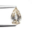 1.21ct 9.11x5.57x3.36mm VVS2 Fancy Light Yellowish Brown Geo Pear Step Cut 28047-01