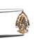 1.07ct 8.54x5.34x3.34 VS2 Fancy Orangey Brown Geo Pear Step Cut 28053-01