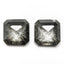 3.10cttw 7.25x7.27x2.85mm Cut Corner Square Rosecut Matching Pair 28343-01