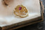 The Ether Gate ring by The North Way Studio in natural 1.05 carat ruby and reclaimed 18 karat yellow gold. 