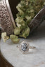 The Inverness Ring in Natural Pale Gray Spinel