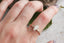 A three stone fantasy engagement ring, ready to ship in lab grown marquise diamond and 14k yellow gold