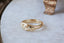 Medieval inspired wide signet band. Hand-carved lavender flower for protection. Ready to ship in 10 karat yellow gold with a soft brushed finish.