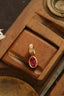 The Hag Stone in Natural Oval Cut Ruby - Ready to Ship