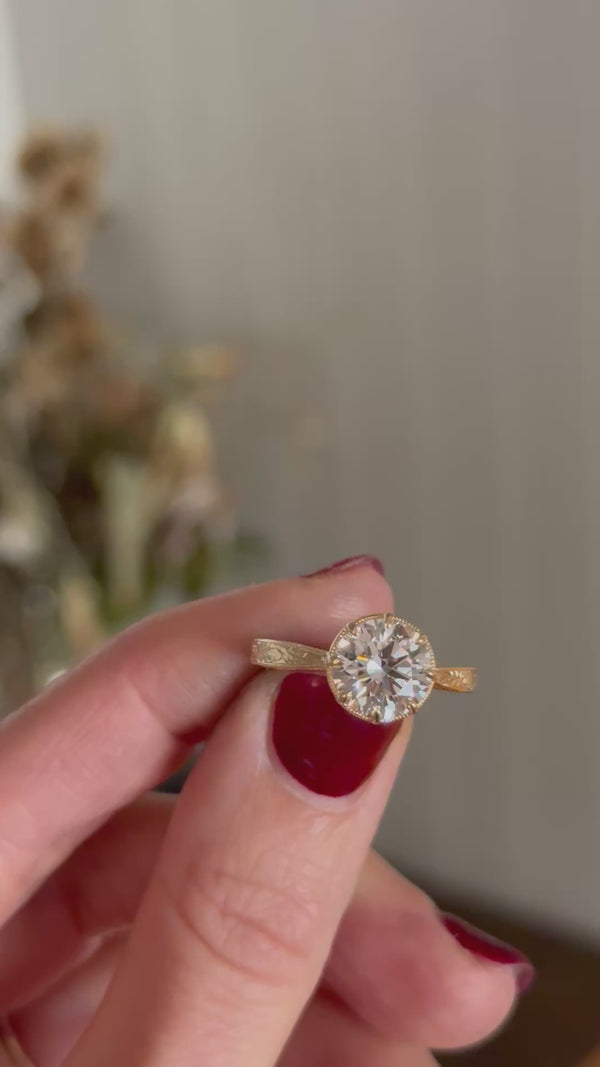 A Mariposa in brilliant cut diamond, 2.39 carats. 