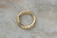 3mm round pinky ring in reclaimed 14 karat yellow gold. 