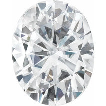 Forever One Oval Moissanite