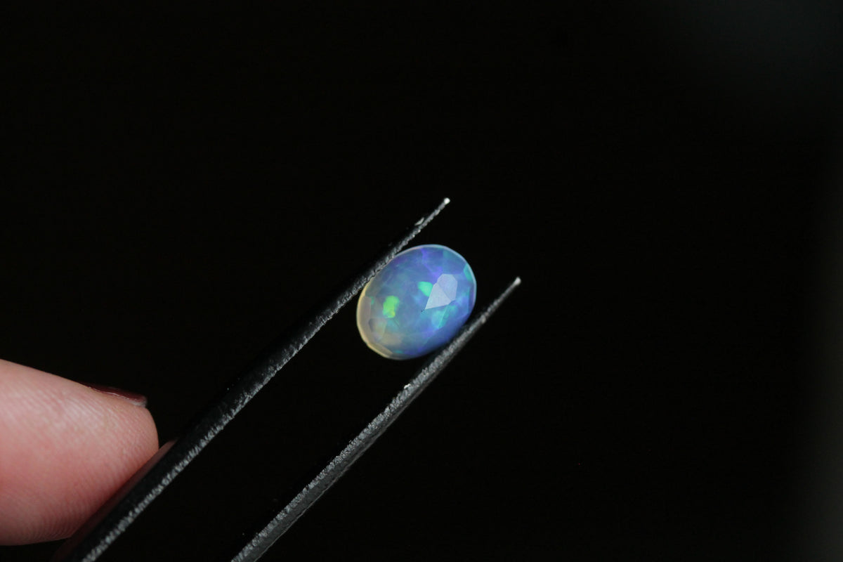 1.19 carat Rose Cut Oval Ethiopian Opal