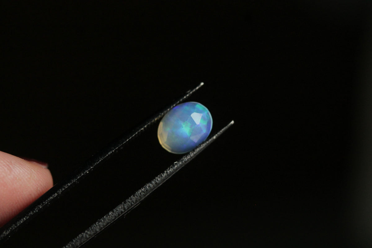 1.19 carat Rose Cut Oval Ethiopian Opal