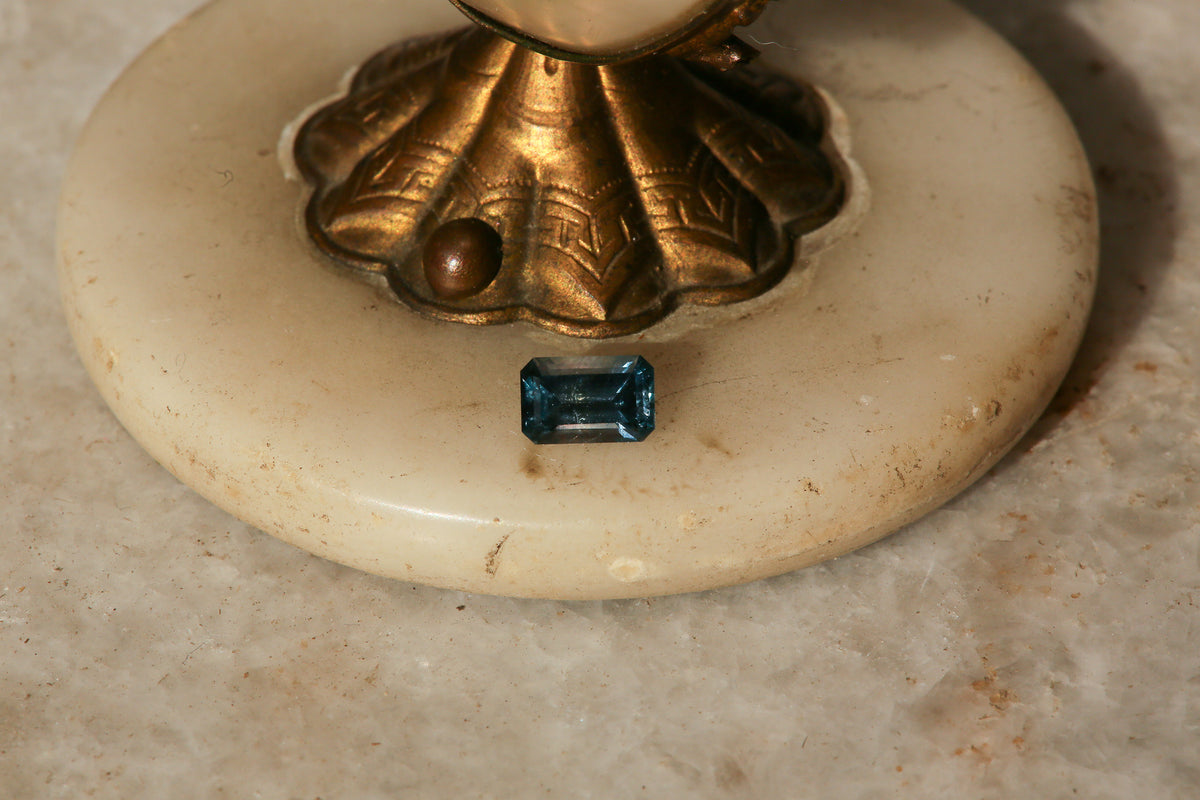 1.84 carat Blue Emerald Cut Montana Sapphire