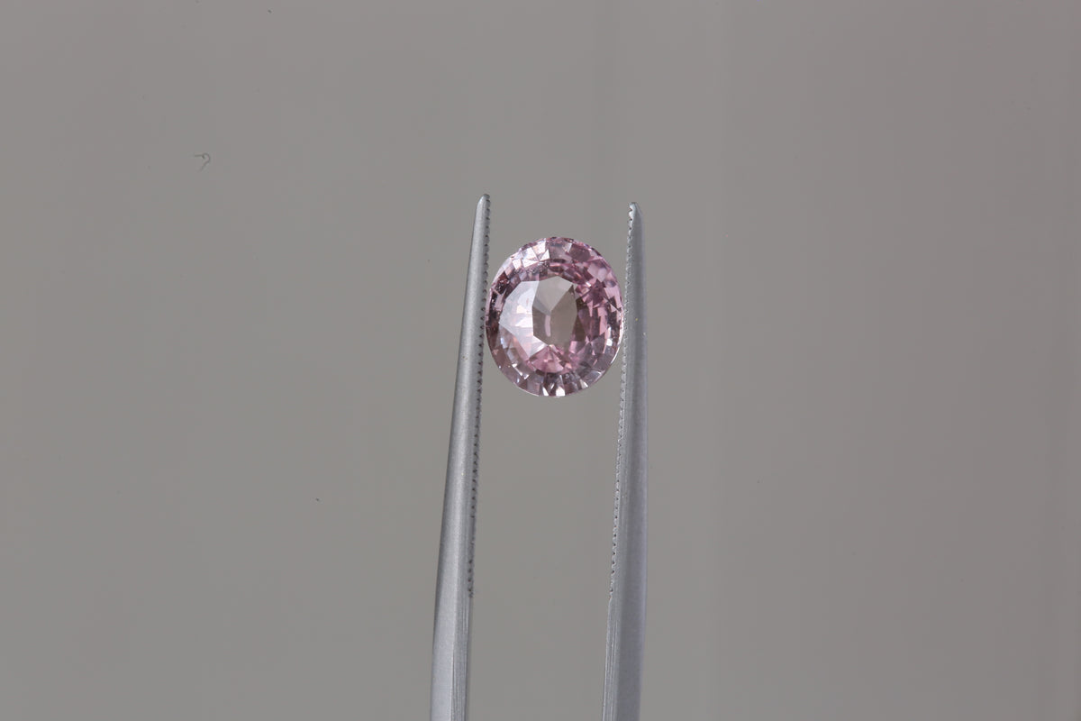1.56 carat Pink Oval Sapphire