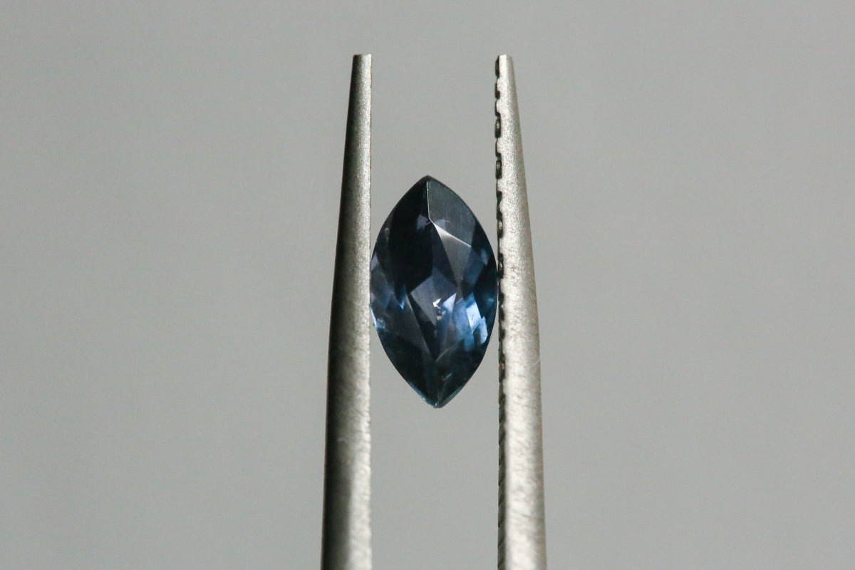 .96 carat Blue Marquise Cut Montana Sapphire