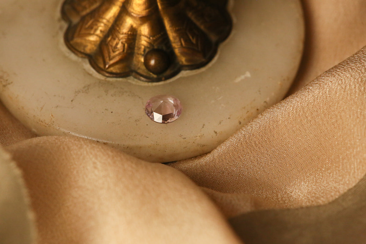 1.5 carat Pink Rosecut Round Sapphire