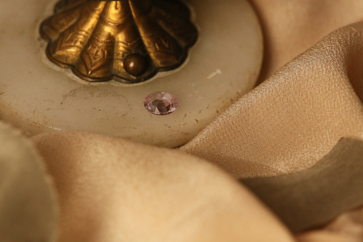 1.5 carat Pink Rosecut Round Sapphire