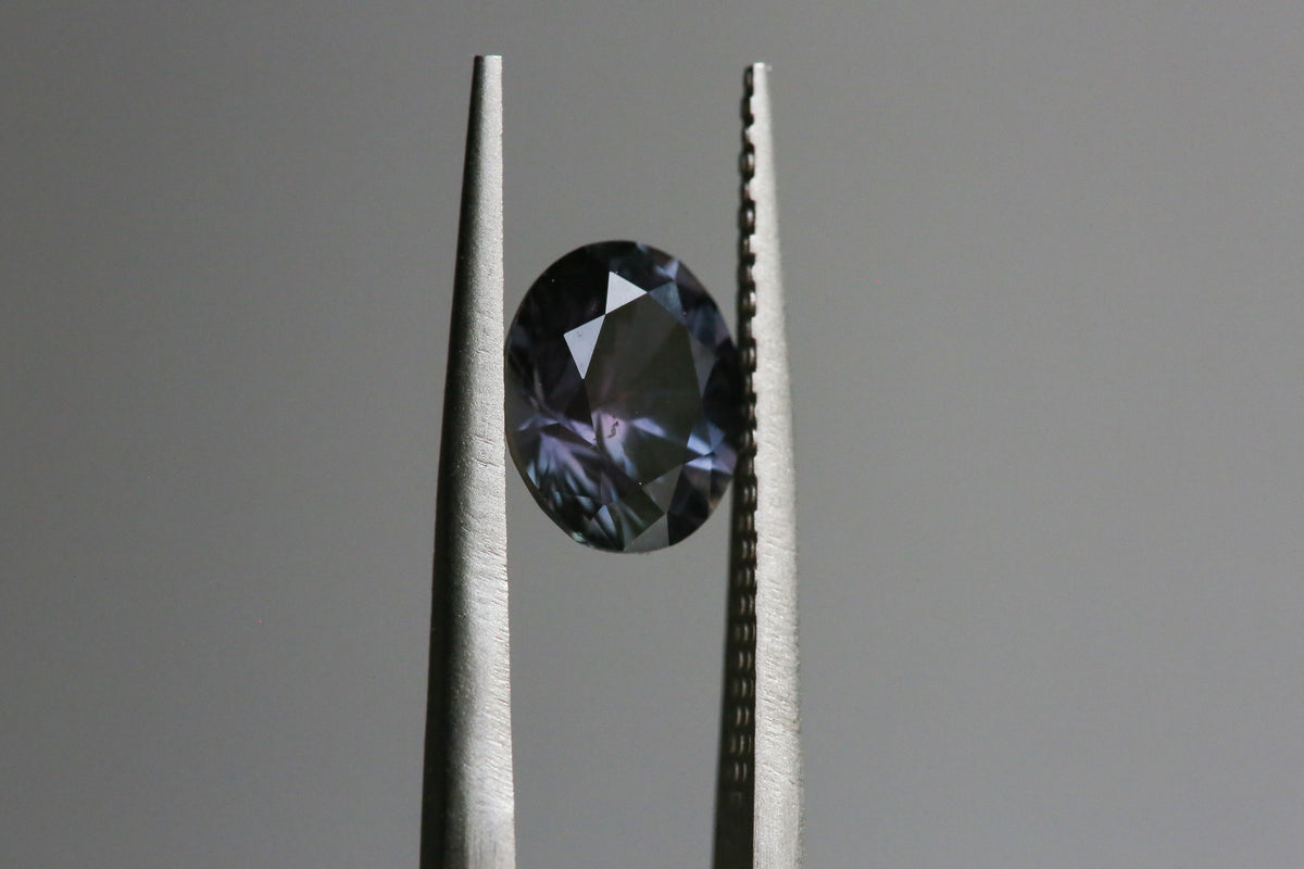 2.15 carat Purple Oval Sapphire