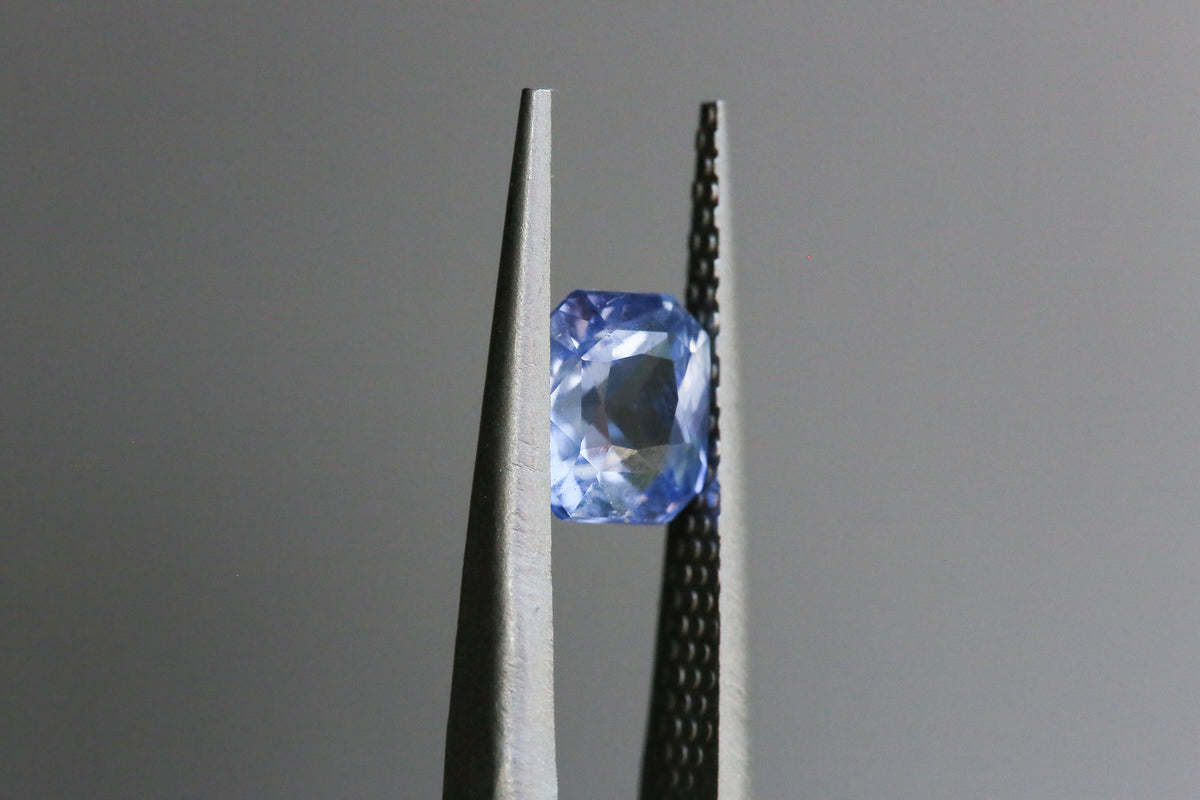 1.46 carat Blue Modified Radiant Sapphire