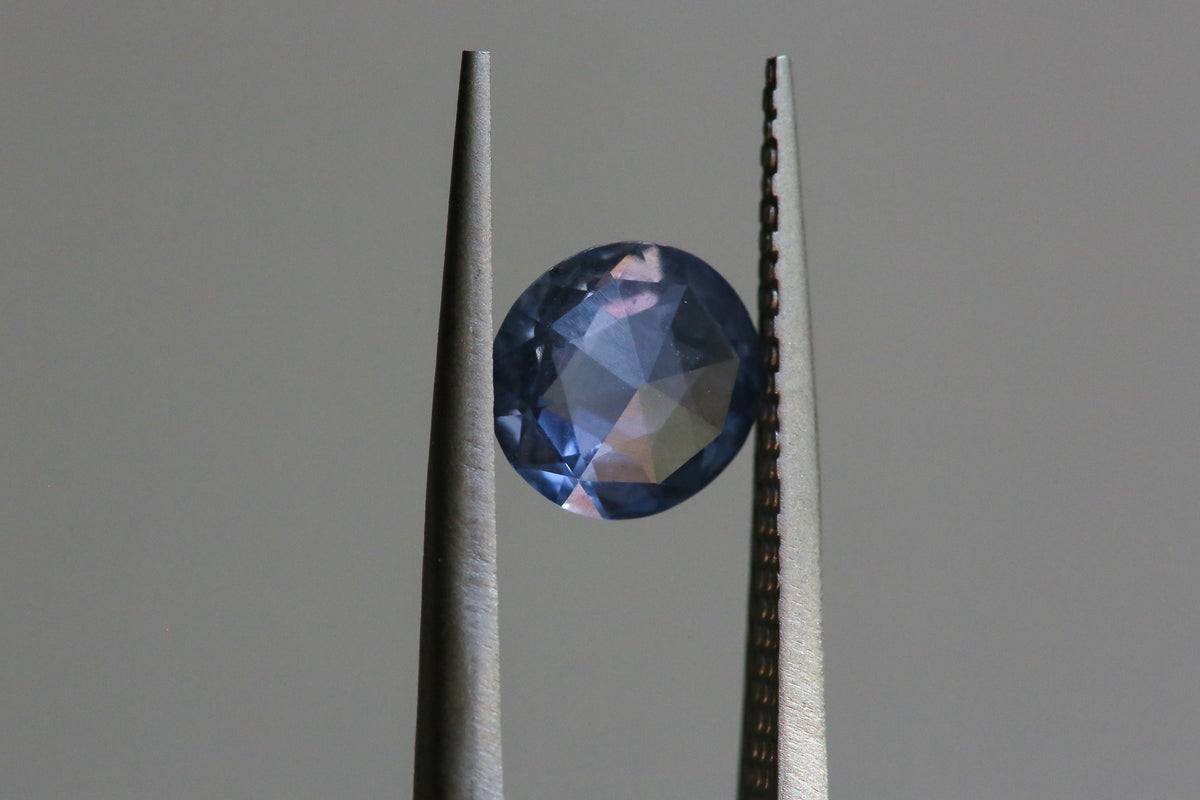 1.57 carat Blue Round Rosecut Sapphire