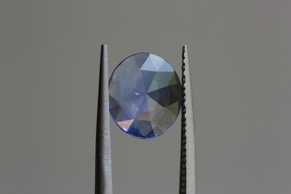 2.24 Blue Oval Rosecut Sapphire