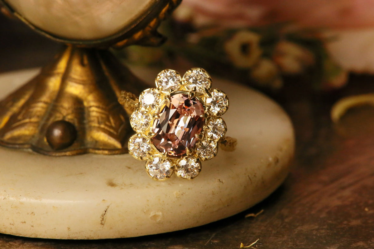 The Dittany Ring in Pink Sapphire
