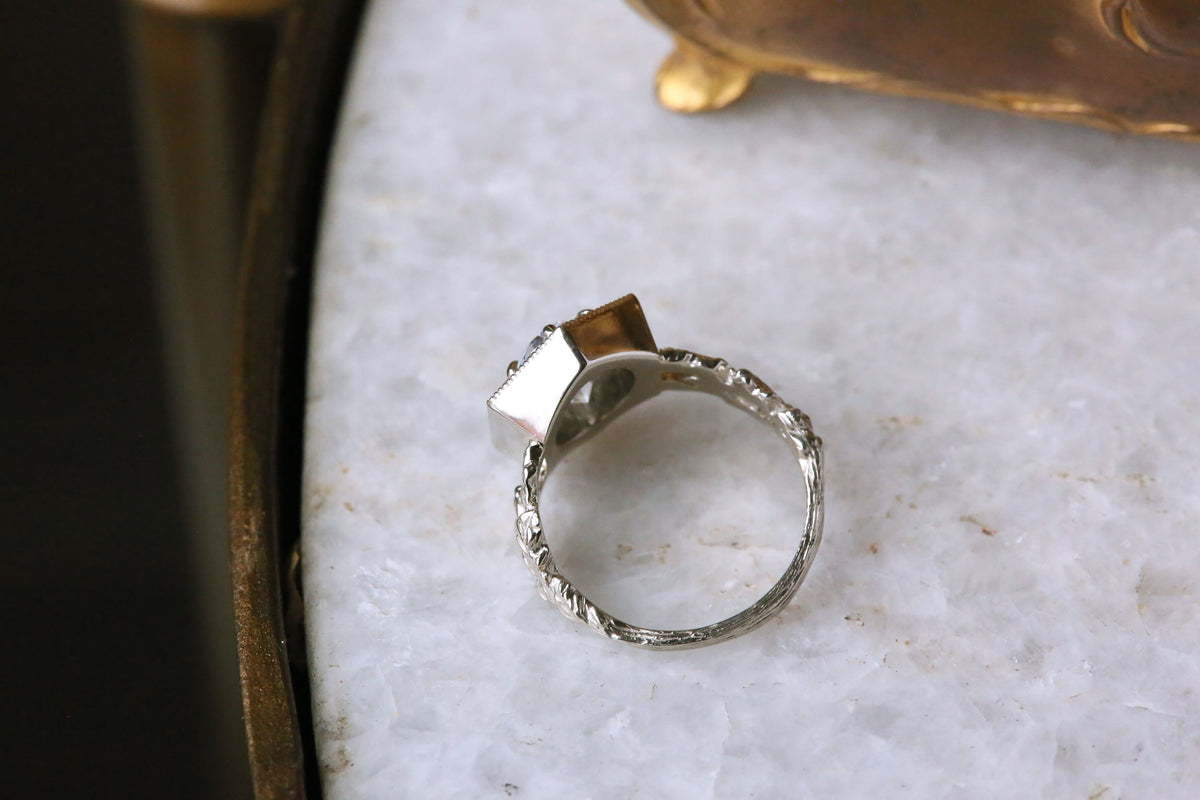 The Ley Line Ring in Lab Grown Diamond