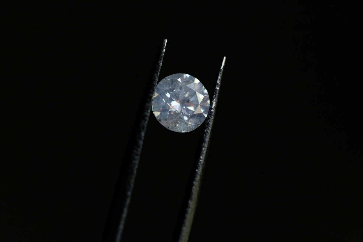 1.63 carat Opalescent Round Brilliant Cut Diamond